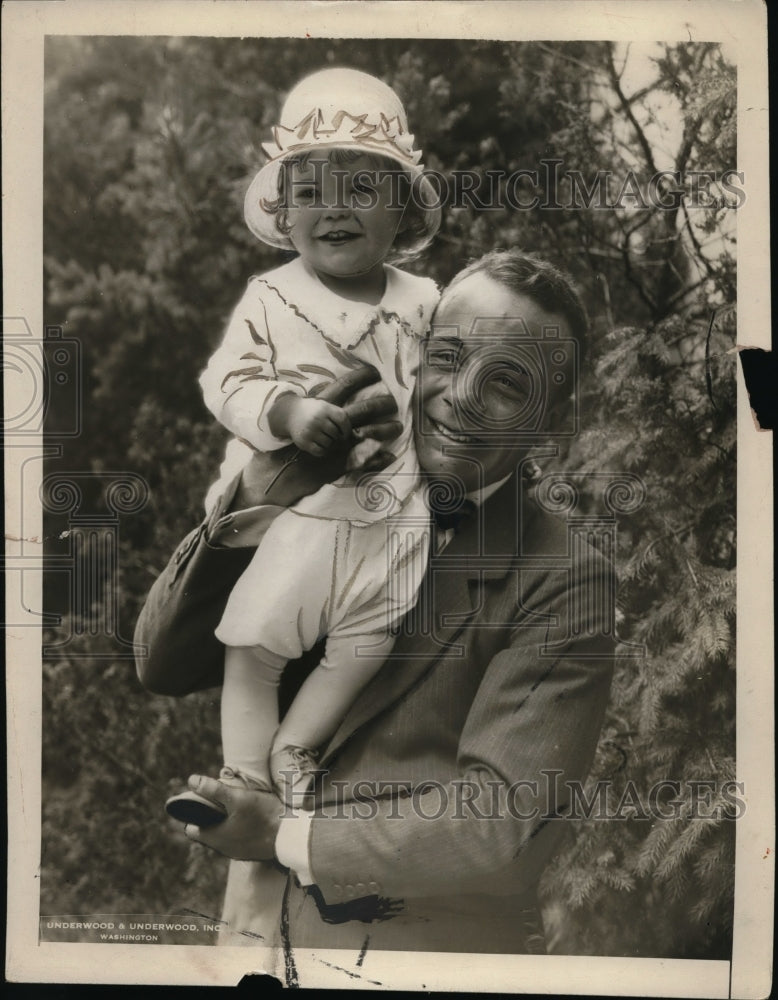 1927 Press Photo Paulina Longworth & Theodore Roosevelt