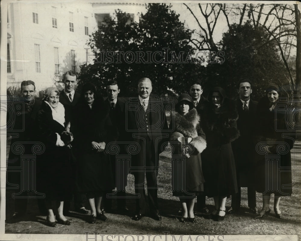 1930 Press Photo Pres Hoover * winners of Kent radio auditions J Allmand