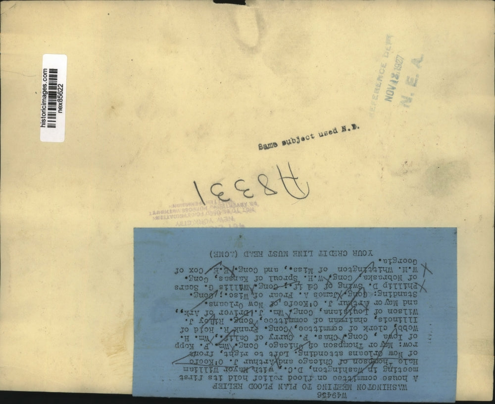 1927 Press Photo Chicago Mayor William Hale Thompson,Rep Wm Webb