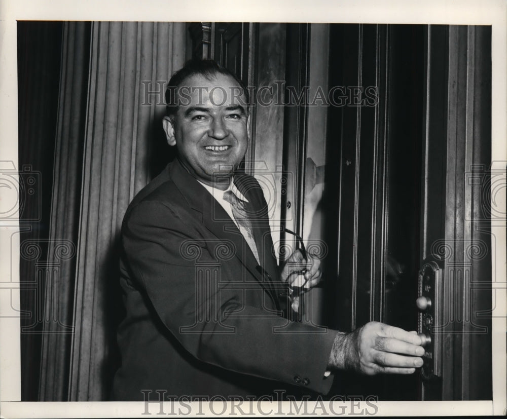 1954 Press Photo Chicago mayor Bill Thompson