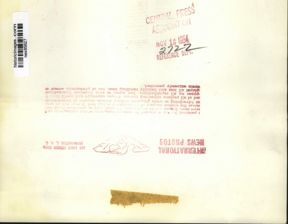 1954 Press Photo Chicago mayor Bill Thompson