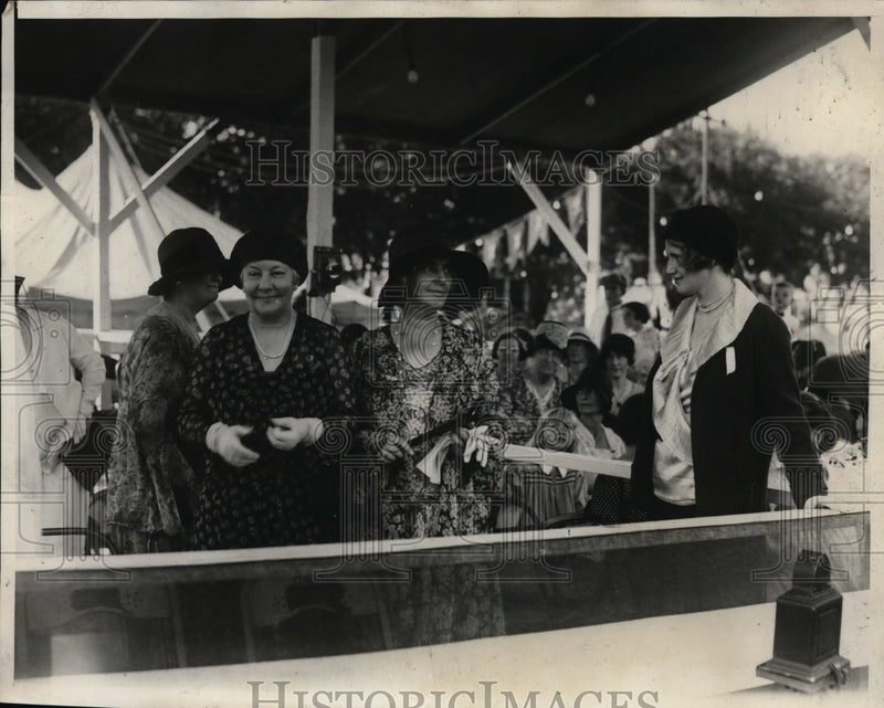 Load image into Gallery viewer, 1930 Press Photo 1st Lady Mrs Herbert Hoover &amp; other women at a function
