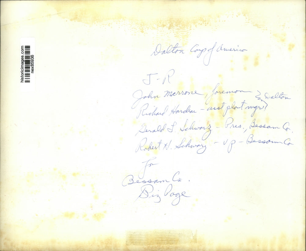 Press Photo Dalton Corp of America John Merrone, Rich Kardin