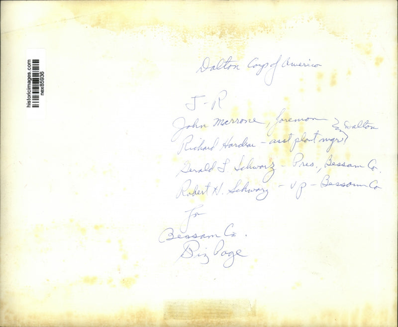 Load image into Gallery viewer, Press Photo Dalton Corp of America John Merrone, Rich Kardin
