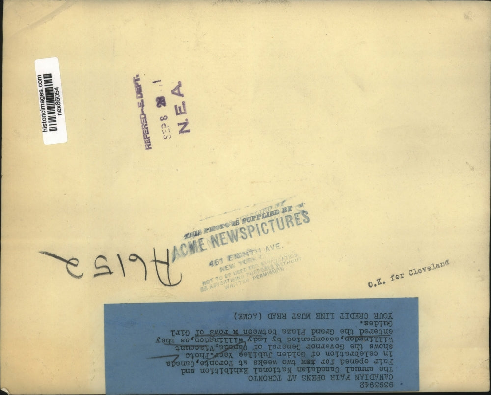 1928 Press Photo Viscount Willingdon & wife Gov General of Canada