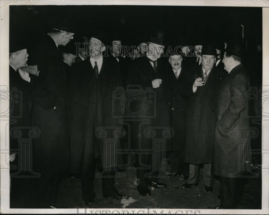 1939 Press Photo Paris UKs Lord Halifax, French Minister G Bonnet - nex86055- Historic Images