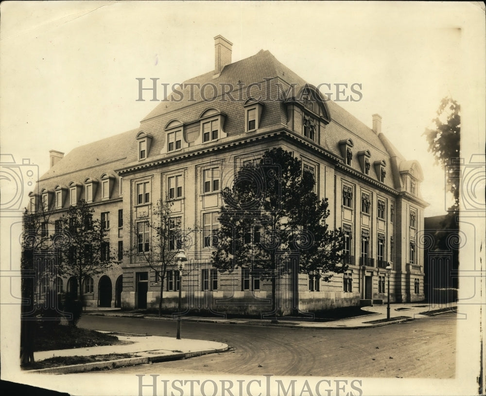 1922 Press Photo New Embassy building for Netherlands on Euclid St in DC