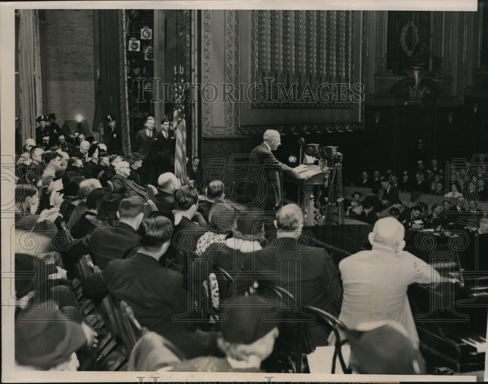 1936 Press Photo Alfred Emanuel Smith Former Democratic Presidential Candidate