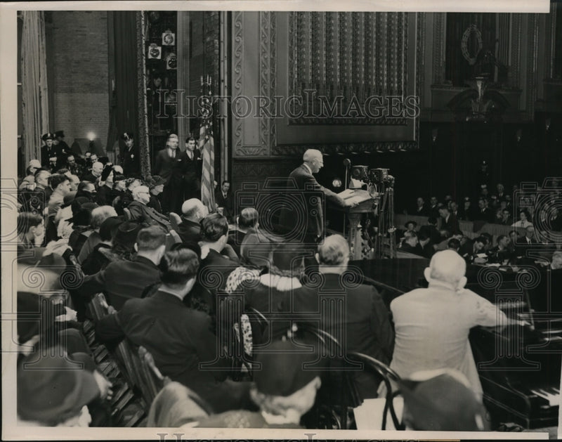 Load image into Gallery viewer, 1936 Press Photo Alfred Emanuel Smith Former Democratic Presidential Candidate

