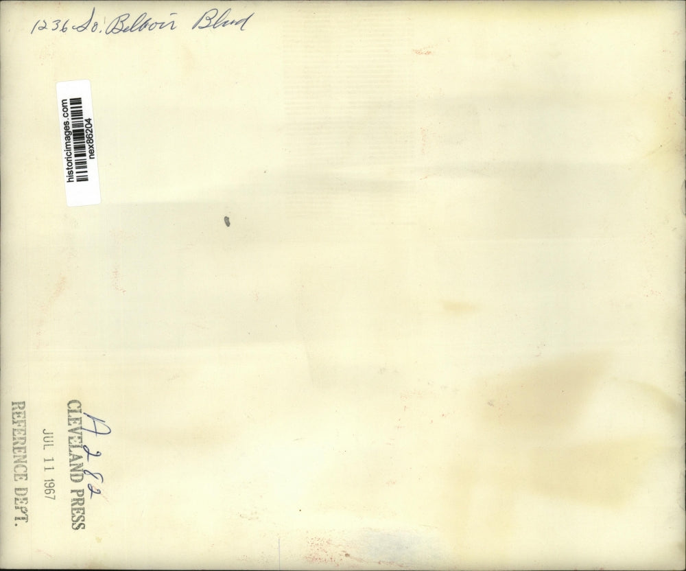 1967 Press Photo Home at 1236 South Belboir Blvd