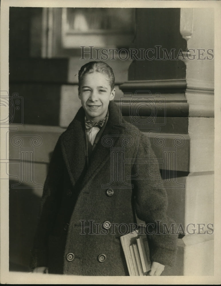 1924 Press Photo Arthur Smith Son of Governor Alfred Smith