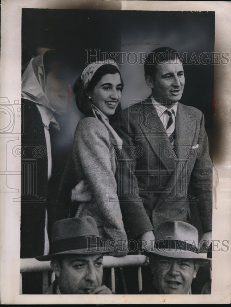 1949 Press Photo Carmencita Franco Fiancee of Dr Cristobal Martinez Bordie