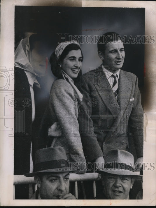 1949 Press Photo Carmencita Franco Fiancee of Dr Cristobal Martinez Bordie
