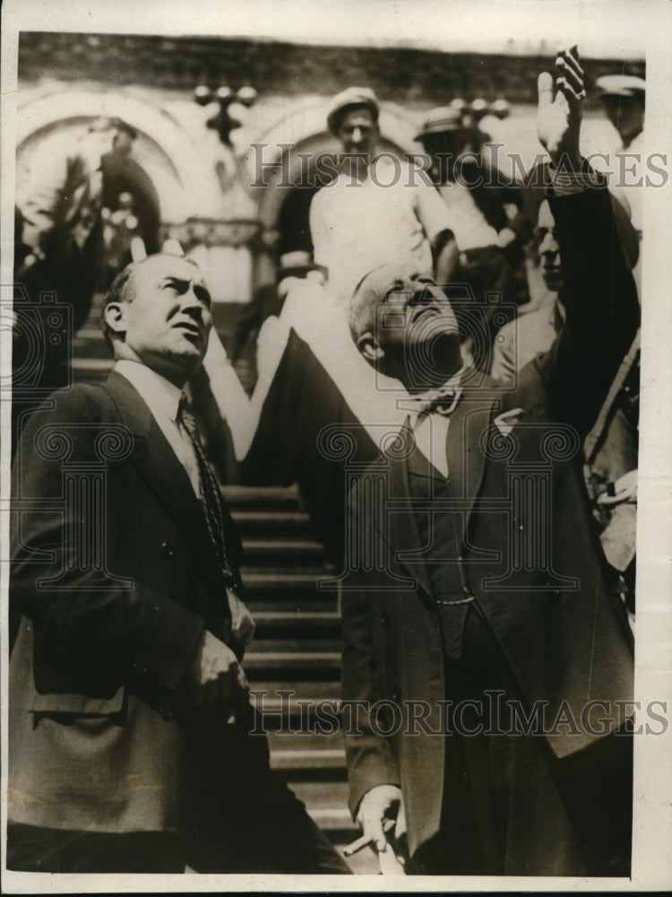 1928 Press Photo Democratic Presidential Nominee Alfred E Smith George B Graves