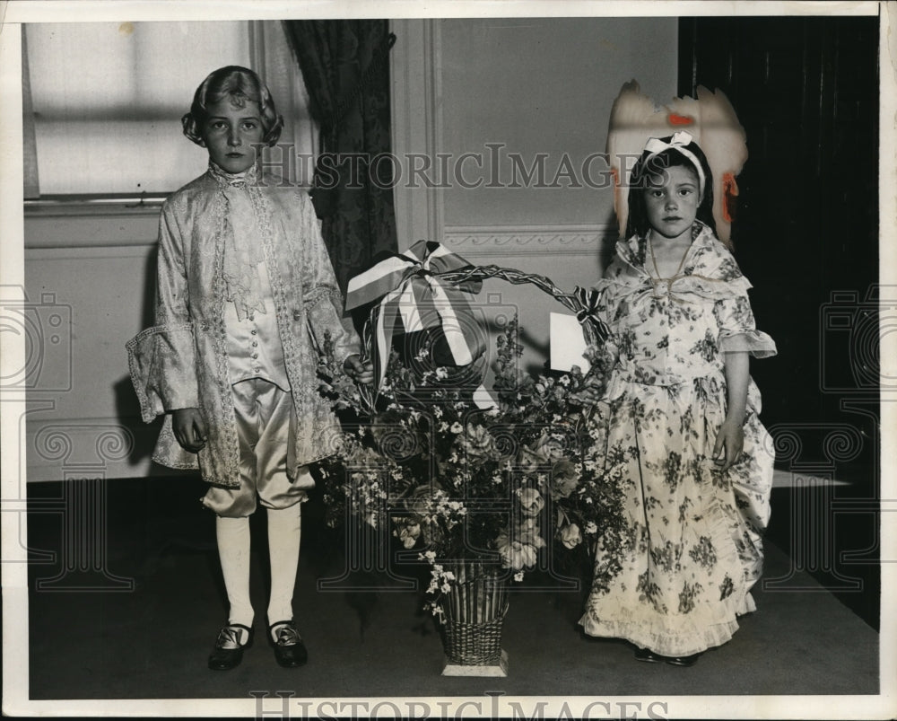 1931 Press Photo Jewel Davis Jack Merwin Daughters of American Revolution Conv