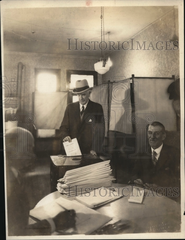 1929 Press Photo Ruso K Gilbert American Diplomat Henry P Fletcher Pennsylvania