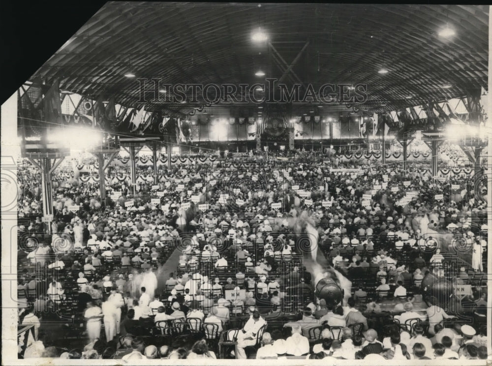 1928 Press Photo Opening Session of Democratic National Convention