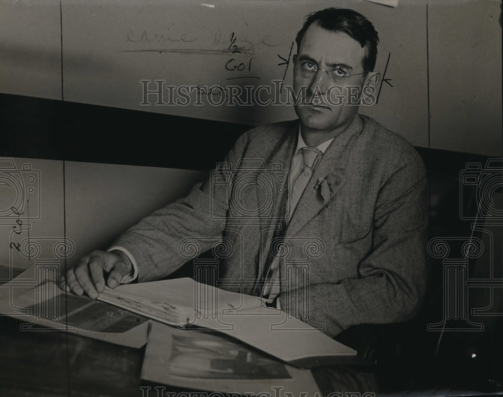 1922 Press Photo District Attorney JD Friderick
