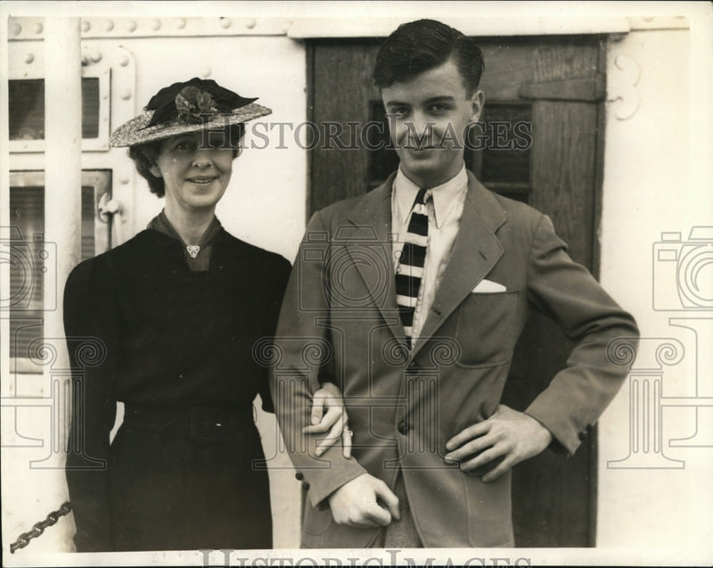Load image into Gallery viewer, 1937 Press Photo Mrs Theodore Roosevelt Jr Wife of Former Gov Gen Philippines
