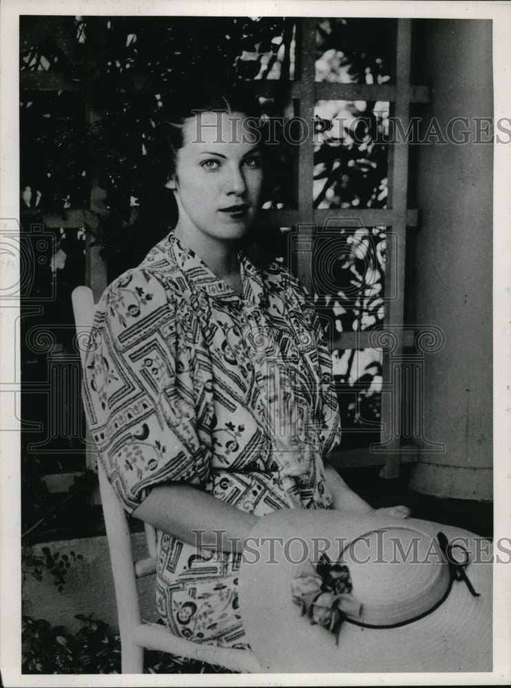 1939 Press Photo Theresa Larlsin Snite - nex88890