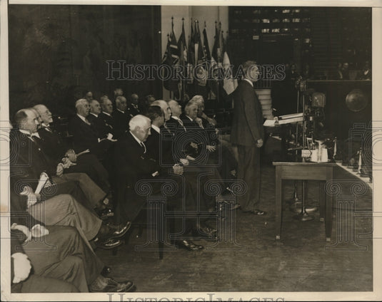 1932 Press Photo Frank Atwood Chief Justice of Supreme Court American Bar Assoc