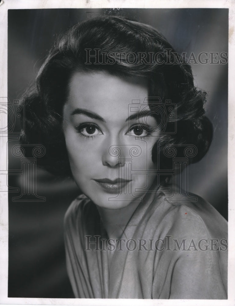 1966 Press Photo Barbara Rush on TV Magazine