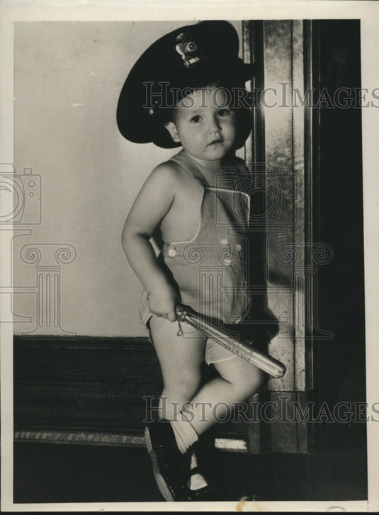 1934 Press Photo Frances Louise Wise Age 2 Wanted $15 From Mother To Make A Star