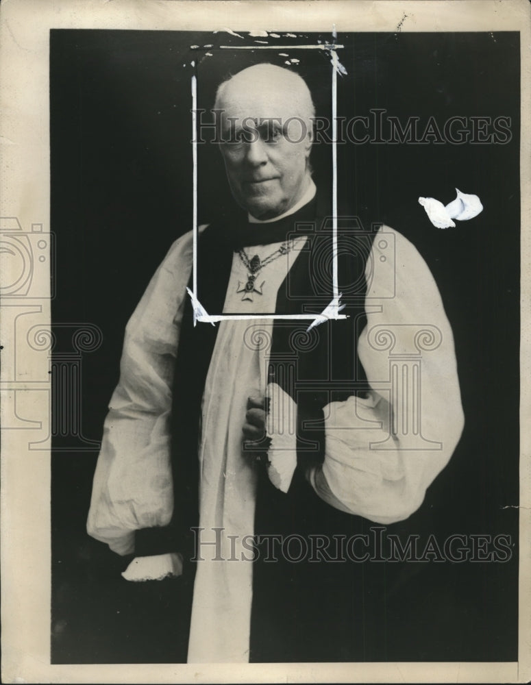 1928 Press Photo Most Reverend Dr Randall Davidson Ex Archbishop of Canterbury