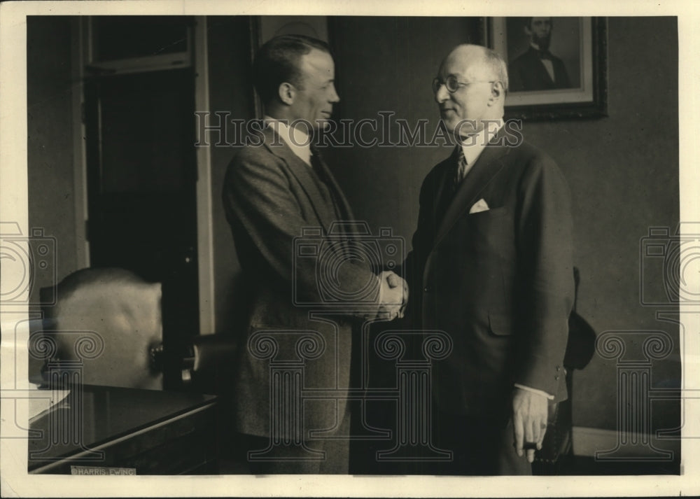 1923 Press Photo Colonel Theodore Roosevelt Assistant Secretary Navy & AM Loeb