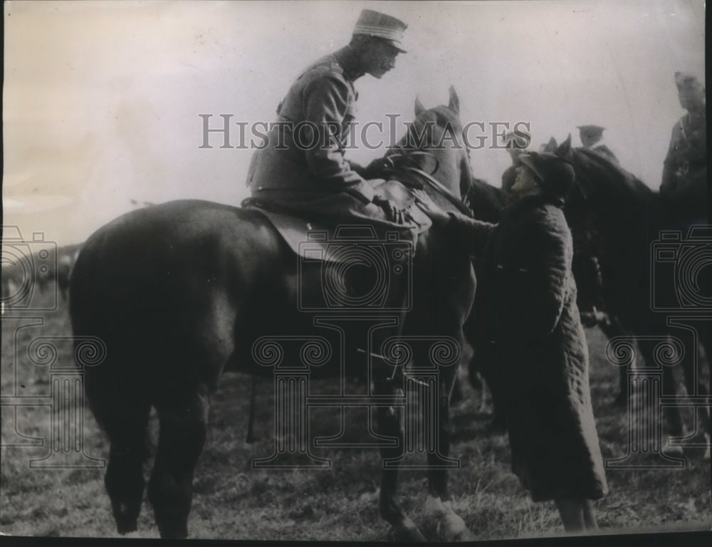 1936 Press Photo King Christian of Denmark Chatting with Crown Princess Ingrid