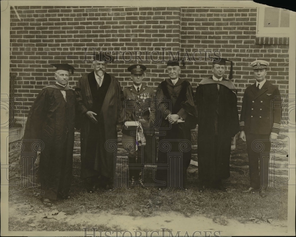 1926 Press Photo Commencement Exercises at Pennsylvania Military College