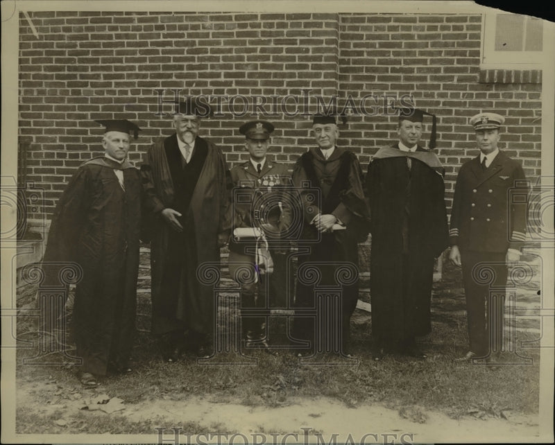 Load image into Gallery viewer, 1926 Press Photo Commencement Exercises at Pennsylvania Military College
