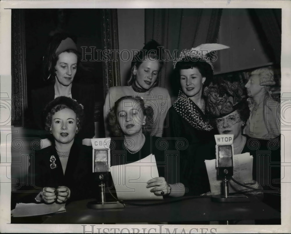 1948 Press Photo Margaret Truman Asking for Contributions for March of Dimes