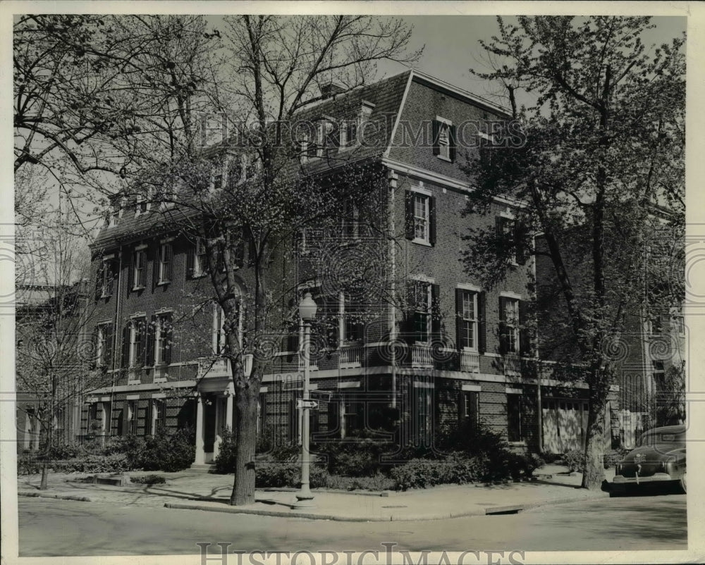 1943 Press Photo Mansion R 2101 R Street House Military Affairs Subcommittee