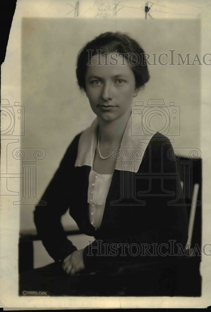 1919 Press Photo Helen Taft Daughter of Chief Justice William Taft