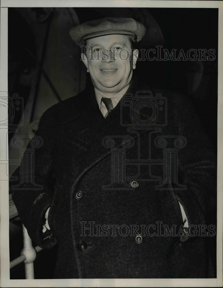 1938 Press Photo Hans Herman Nissen Opera Singer Studied Under Toscanini