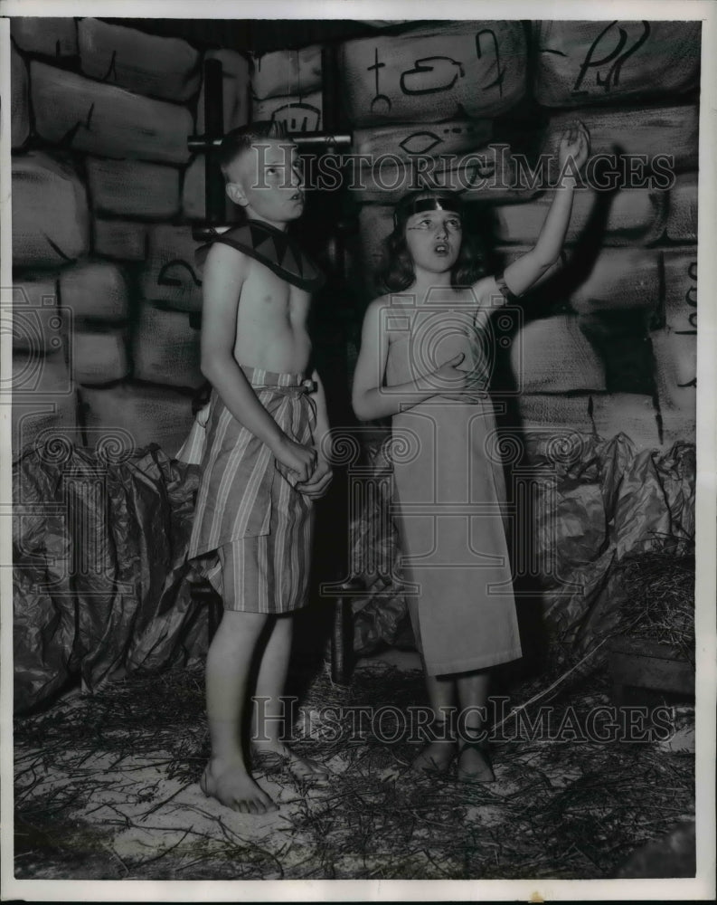 1956 Press Photo Daniel Brown as Rhadames in Aida Opera