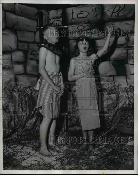 1956 Press Photo Daniel Brown as Rhadames in Aida Opera
