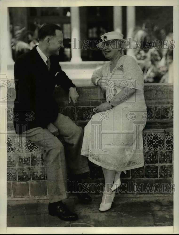 1935 Press Photo Josh Lee Mrs B Langworthy National Congress of Parents Teachers
