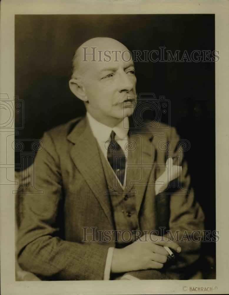 1932 Press Photo Mr Paul Mag Belgian Ambassador
