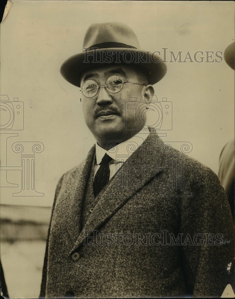 1925 Press Photo Tsunep Matsudaira Japanese Ambassador to US - nex91747
