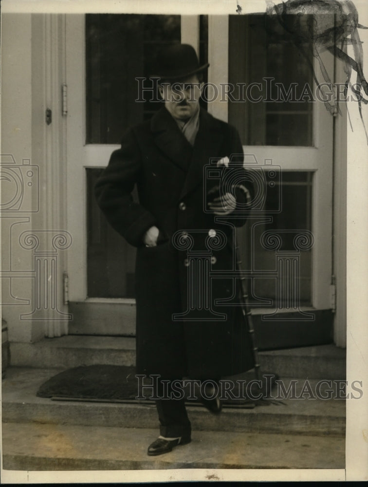 1927 Press Photo Roy W Howard of Scripps Howard Newspapers at White House