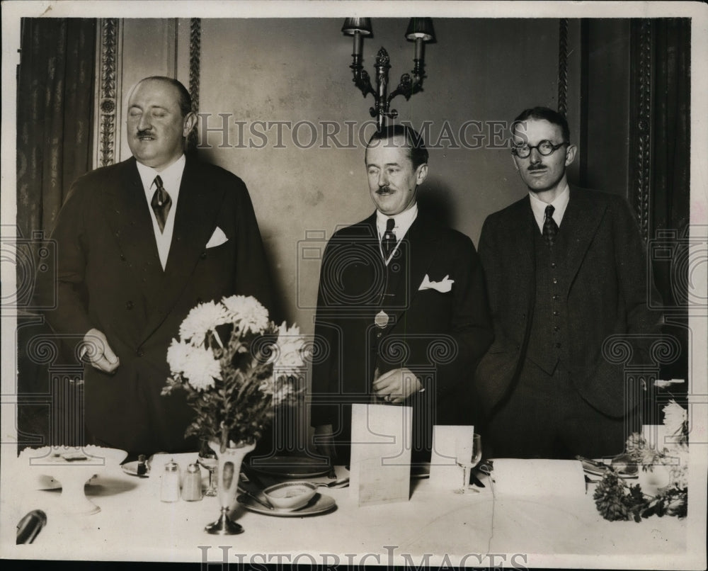 1929 Press Photo Roy W Howard United Press Association Head & HS Scarborough