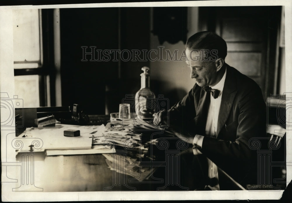 1921 Press Photo George B McGinty Secretary & Executive Officer Interstate Comme