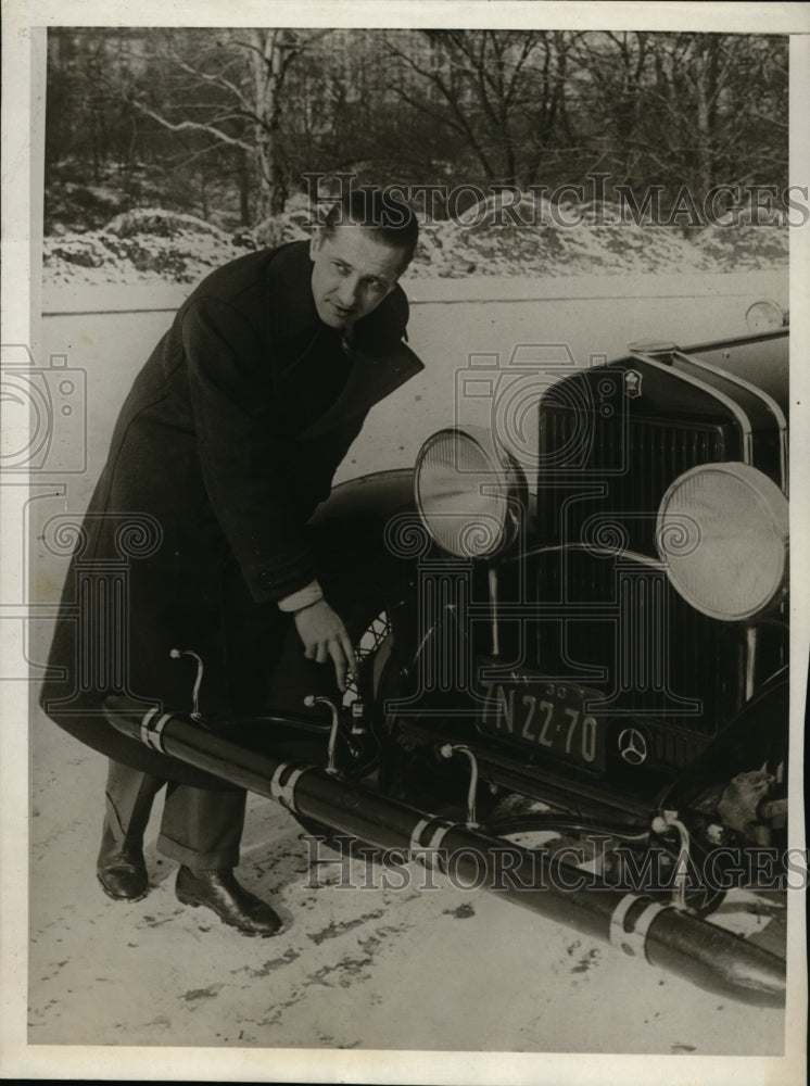 1930 Press Photo Capt Franzcarl Schleiff Former German Pilot Shot Down in War