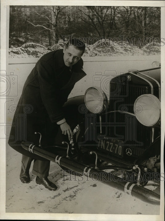 1930 Press Photo Capt Franzcarl Schleiff Former German Pilot Shot Down in War