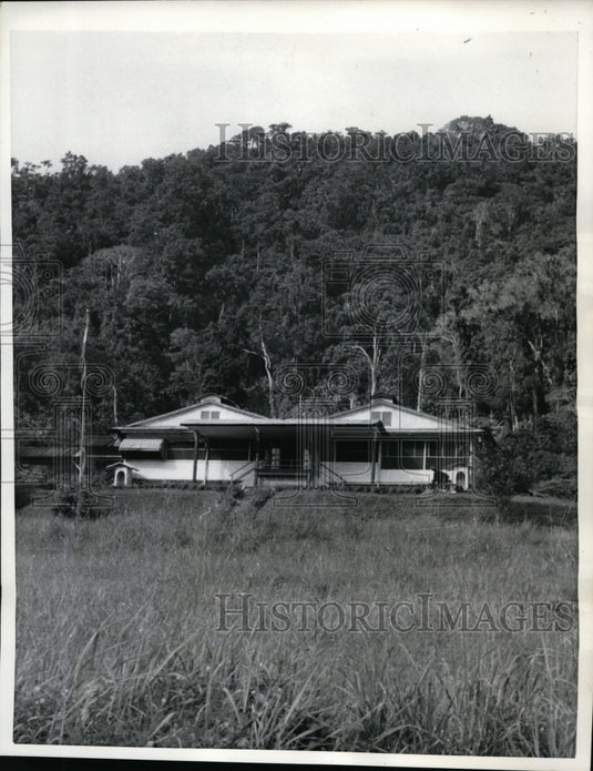 1957 Press Photo Former Douglas MacArthur Home Is Jan Van Baal Home Hollandia