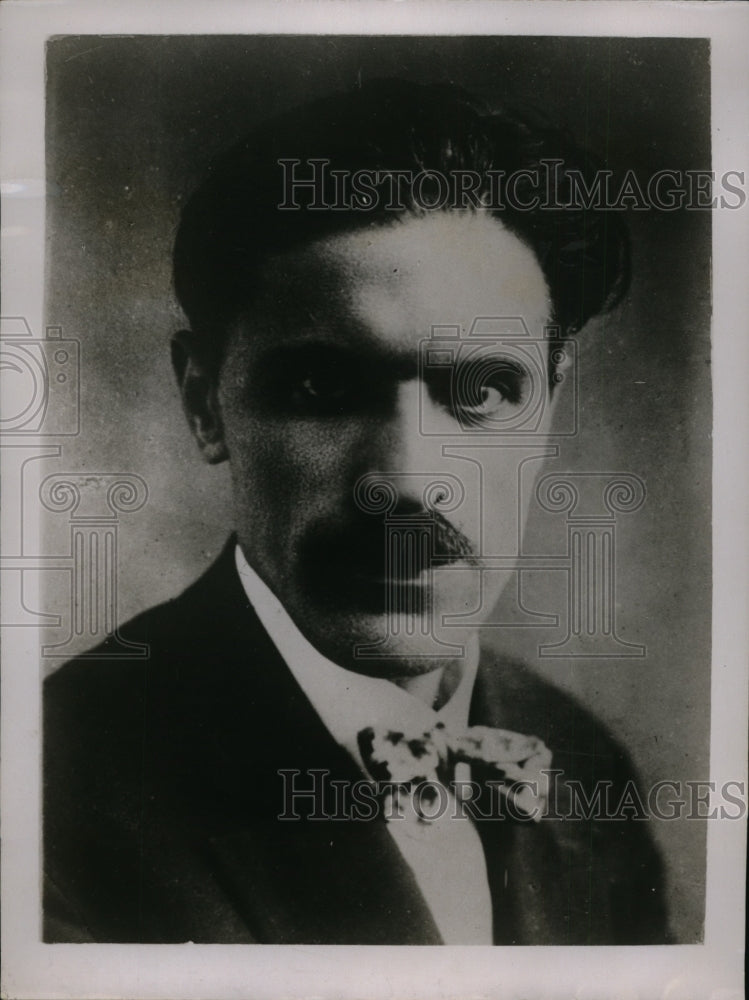 1932 Press Photo M Staniow Member of Bulgarian Cabinet