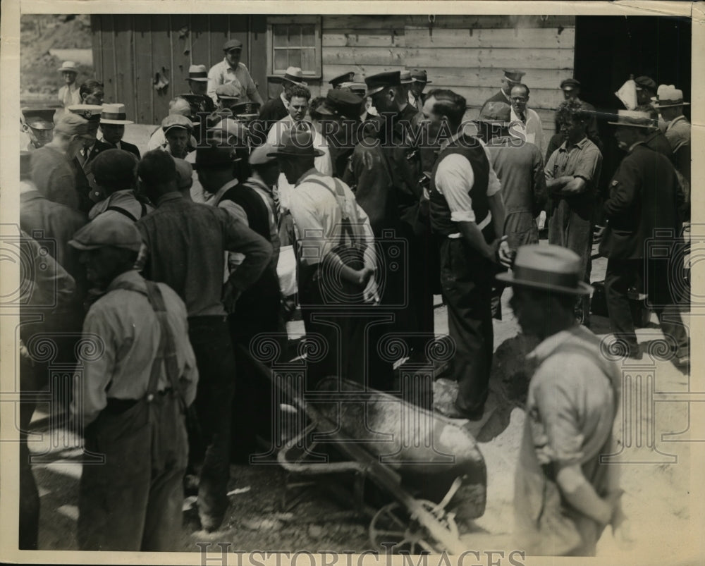 1930 Press Photo Aftermath of Detroit Blast - nex94087