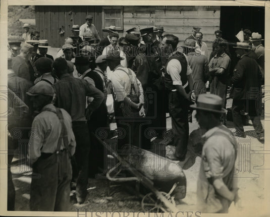 1930 Press Photo Aftermath of Detroit Blast - nex94087
